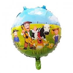 Globo Metalico La Granja De Zen N Compralo Solo En Globos Yuli