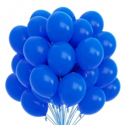Bolsa 100 globos color azul