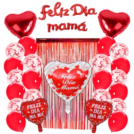 hoy flexible Interpersonal Pack de Globos Feliz Día Mamá!! - Encuentralo Solo en Globos Yuli