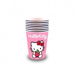 10 vasos de Hello Kitty