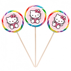 Sticker de paleta dulce Hello Kitty