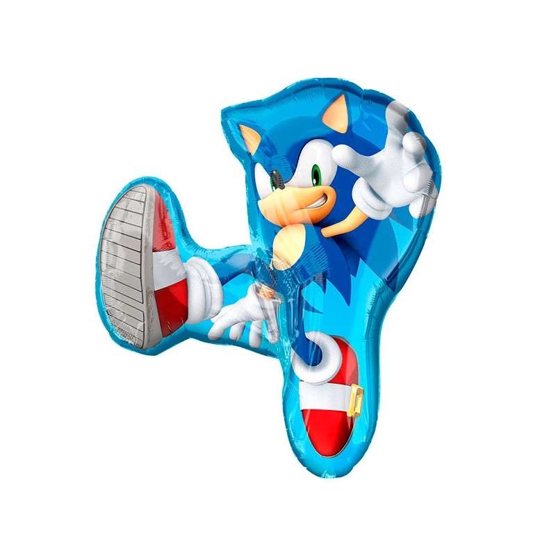 Globo Metalico Figura de Sonic!! - Compralo Solo en Globos Yuli