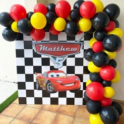 Arco de globos Cars