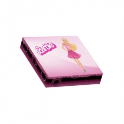 10 cajas torta Barbie
