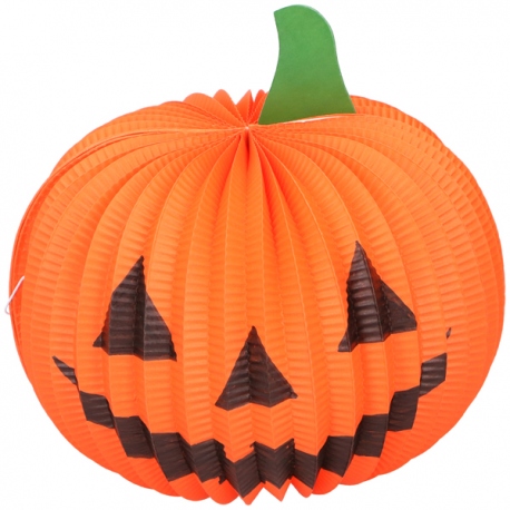 Farol de papel Calabaza Halloween