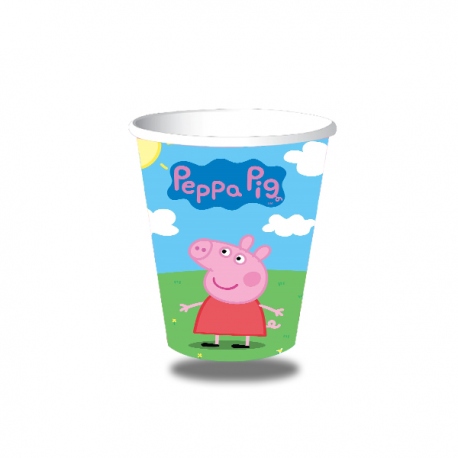 10 vasos Peppa Pig