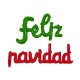 Frase globo Feliz Navidad