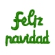 Frase globo Feliz Navidad