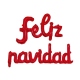 Frase globo Feliz Navidad