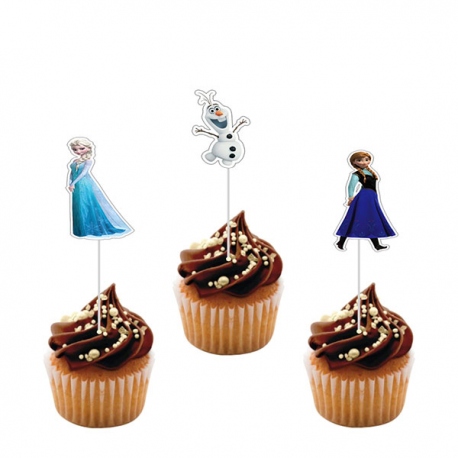 Topper cupcake de Frozen