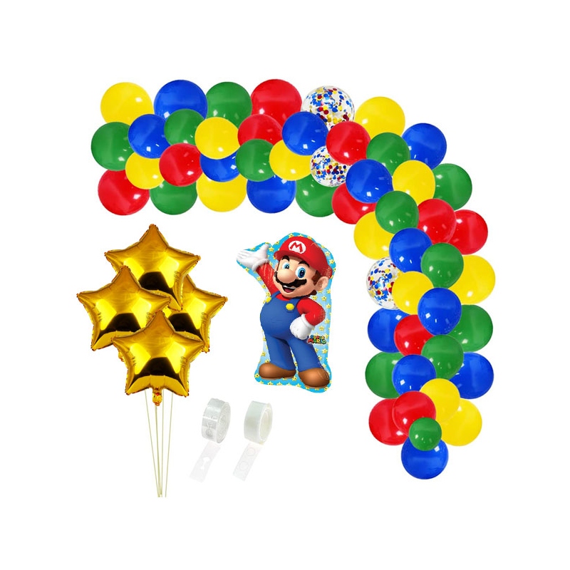 Arco Organico Super Mario!! - Compralo Solo en Globos Yuli