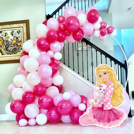 Arco Organico Decorativo de Barbie!! - Compralo Solo en Globos Yuli