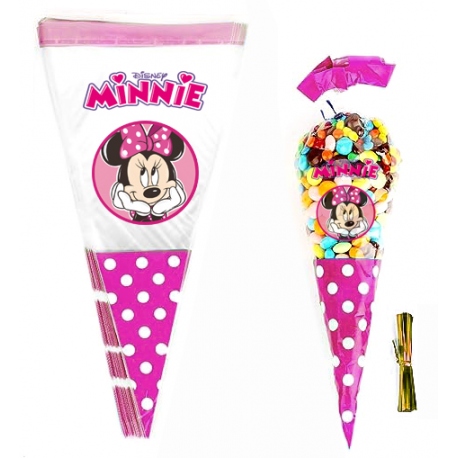 10 bolsa de dulces Minnie Mouse
