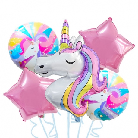 Guirnalda Unicornio para Fiesta de Cumpleaños!! - Globos Yuli