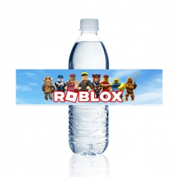 Etiqueta de botella Roblox