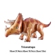 Globo metálico 3D Dinosaurios
