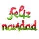 Frase globo Feliz Navidad