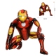 Globo metálico 3D Iron Man