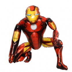Globo metálico 3D Iron Man