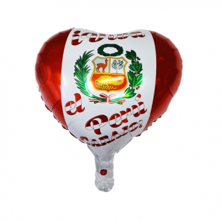 Globo corazón Te Amo Perú