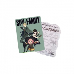 10 invitaciones Spy × Family