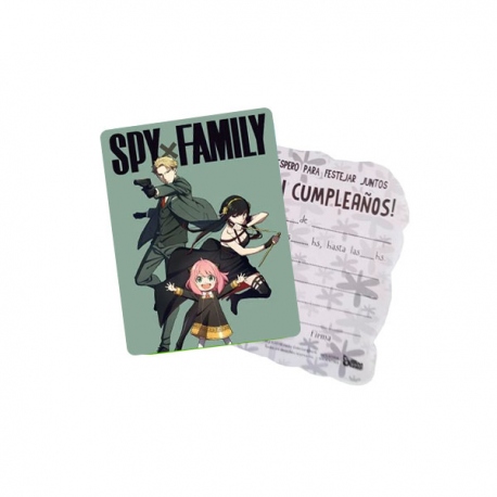 10 invitaciones Spy × Family