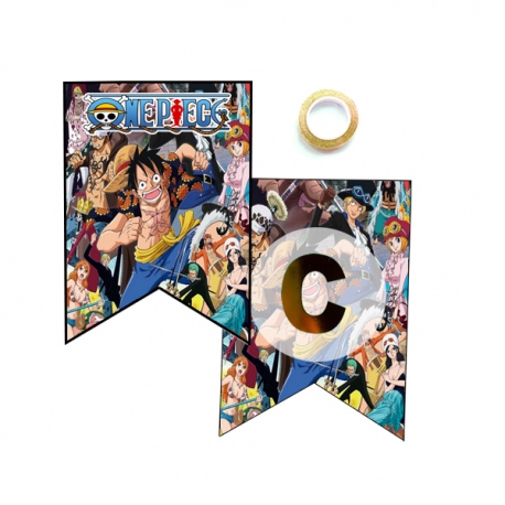 Banner cumpleaños One Piece