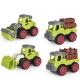 Set 4 carros tuercas desarmables