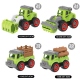 Set 4 carros tuercas desarmables