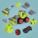 Set 4 carros tuercas desarmables