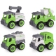 Set 4 carros tuercas desarmables