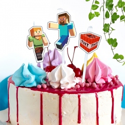 Topper vela de Minecraft