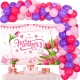 Arco de globos Feliz Día Mamá n°2