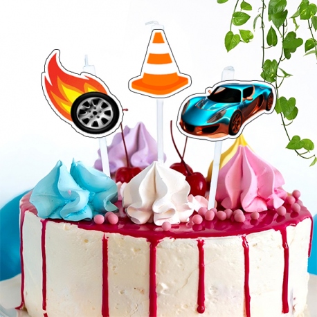Topper vela de Hot Wheels Topper vela de Hot Wheels