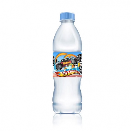 Etiqueta de botella Hot Wheels