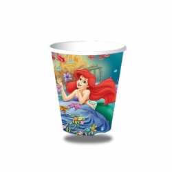 10 vasos La Sirenita