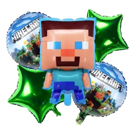 Bouquet de globos Minecraft