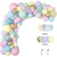 Kit arco de globos pastel