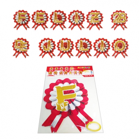 Banner escarapela Feliz 28 Julio