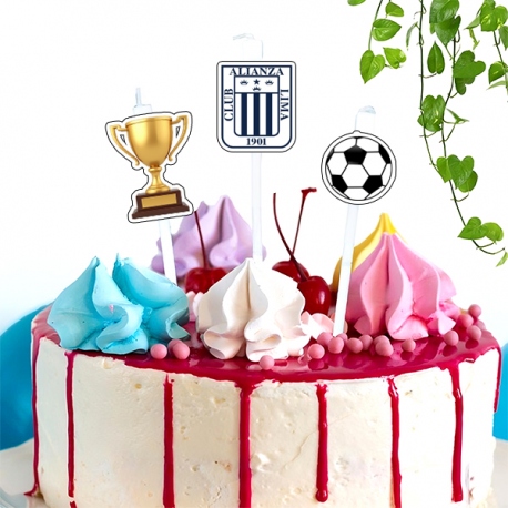 Topper vela de Alianza Lima