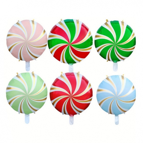 Pack 6 globos caramelos