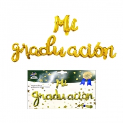 Frase globo Mi Graduación
