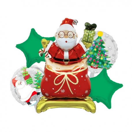 Bouquet de globos Feliz Navidad n°2