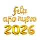 Frase globo Feliz Año Nuevo