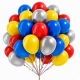 50 globos color Transformers
