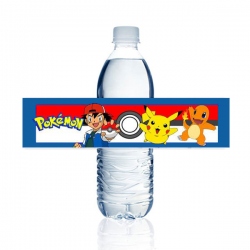 Etiqueta de botella Pokemon
