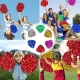 Pompones de colores