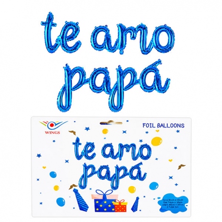 Frase globo cursiva Te Amo Papá