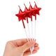 Vela topper estrella - 4 unidades