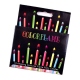 Caja 12 velas flama de colores